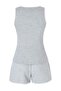 Gri Melanj Renk Bloklu Fitted/Vücuda Oturan Cepli Fitilli Esnek Örme Alt-Üst Takım TWOSS26AU00081 - 6