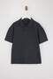 Navy Blue Oversized /Wide Cut Striped Polo Neck T-Shirt Tmnss26Po00008 - 4