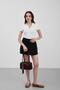 Beau Fular Detailed Baguette Bag Bitter Brown - 5
