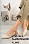 Women's Misty Cream Skin Open Back Pointed Toe Daily Ballerinas