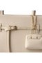 Elegant Cream Women's Charm Detailed Accessory Stylish Daily Hand& Shoulder Bag - 3