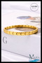 7 mm Steel Italian Charm Bracelet with Thin Bar (Choose Size). - 3