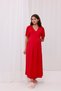 Maternity Maternity Nightgown with Cherry Ribbon Detail and Breastfeeding Feature - 7