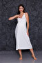 Green Strap Maternity Nightgown with Breastfeeding Feature - Set of 2 - 8