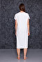 Ecru Fisto Linen Maternity Nightgown - 5