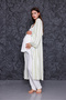 Green Striped Maternity Maternity Pajama Set with Breastfeeding Feature - 8