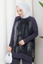 Women's Silk Kupra Trousers and Double Mercerized Knitwear Set - 5