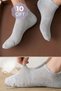 10 Pairs of Economical Package Booties Unisex Women's Short Sports Booties Socks - 2