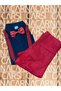 Boy's Long Fold Sleeve Shirt Pants Suspender Bow Tie Set Bottom Top Set - 3