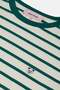 Panda Supreme Striped T-Shirt - Green/Cream - 2