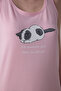 Mix Pink Tank Top Cotton Pyjama Set - 3