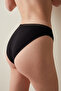 Black Cotton Easy Slip Panties Briefs - 5