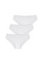 Cotton White Slip Panties - Pack of 3 Briefs