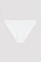 White Cotton Easy Slip Panties Briefs - 4
