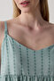 Mint Mama Floral Patterned V-neck Breastfeeding Tank Top Pajama Top - 2