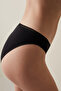 Black Cotton Easy Slip Panties Briefs - 4