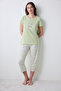 Gardening Capri Light Green Pyjama Set
