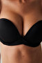 Black Wow Strapless Underwired Pushup Bra - 3