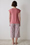 Mia Capri Dusty Rose Pyjama Set - 5