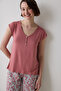 Mia Capri Dusty Rose Pyjama Set - 2