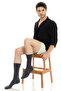 Premium Seamless Summer Bamboo Socks Set of 8 in Kraft Box 4 Black 2 Navy Blue 2 Smoked - 477 - 41-44 - 3