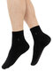 Premium Summer Black Color Seamless Men's Bamboo Half Socks Set of 6 - 4