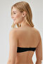 Women's Black V602061 Siena Underwire Non-Padded Micro Strapless Basic Bra - 4