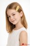 Dd454 Yellow Glitter Shiny Girls' Hair Clip K- Beauty - 2