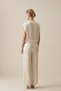 Vanilla Pocket Detailed, Patterned Wide-Leg Comfortable Cut Pants - 4