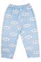 Baby Boy Cloud Patterned Bottom Top Blue 2-Piece Pajama Set - 5