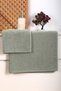 2 Piece Women / Men Bathroom Shower Turkish Bath Towel Set 90x150 Cm 100% Cotton - 2