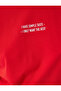 Crop T-Shirt Slogan Printed Crew Neck Short Sleeve Cotton - 6