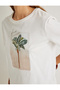 X Şahika Ercümen - Printed T-Shirt Short Sleeve Round Neck Cotton - 5