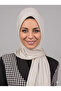 وشاح نسائي مصنوع من القطن الممشط العملي مع إسفنجة أمامية جاهزة للربط بلون حجري