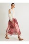 X Melis Ağazat - Long Bell Skirt Ethnic Patterned Viscose Fabric - 2