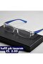 Stylish Lightweight Rimless Magnifying Glass Blue Light Protection Screen Book Reading Glasses