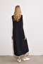 سترة دينيم بياقة على شكل حرف V - 6