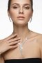 Stylish V Waterway Necklace and Earring Jewelry Set with Stones - Wedding, Henna, Engagement, Bridal Accessory - 2