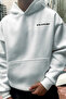 816 Atelier ®   Printed Oversize Unisex White Hoodie - 5