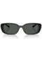 نظارة شمسية نسائية من نوع Pillow Sun- VE 4504D - مقاس العدسة: 56 مم - أسود - 2