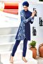 Annie 4526 Dark Navy Blue Hijab Swimsuit - Lycra and Full Covered