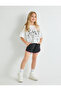 Mini Shorts with Elastic Waistband and Pockets
