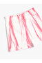 Shorts with Elastic Waist, Batik Patterned Cotton - 3