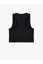 Halter Collar Basic Crop Sports Tank Top - 4