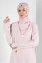 Chain Detailed Elastic Waist Pants Suit 43742 - 2
