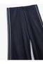 Viscose Striped Straight Loose Wide Leg Trousers - 5