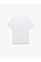 Crew Neck Short Sleeve Cotton Printed T-Shirt - 4
