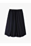 Standard Waist Cotton Long Flared Skirt - 3