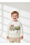 Unisex Kids Transitional Crew Neck Sweatshirt Tracksuit Bottom-Top Set - 3