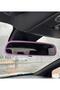 Rearview Mirror Protective Frame - Decorative Silicone Mirror Cover for Car Interior - Pink -